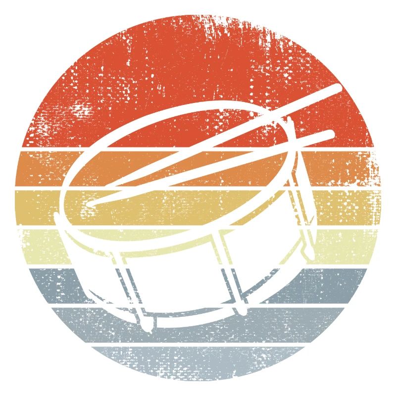 Vintage Snare Drum Sketch