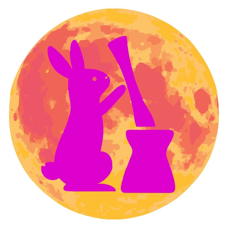 Gâteau de riz Moon Bunny Stomps – Full Moon Design