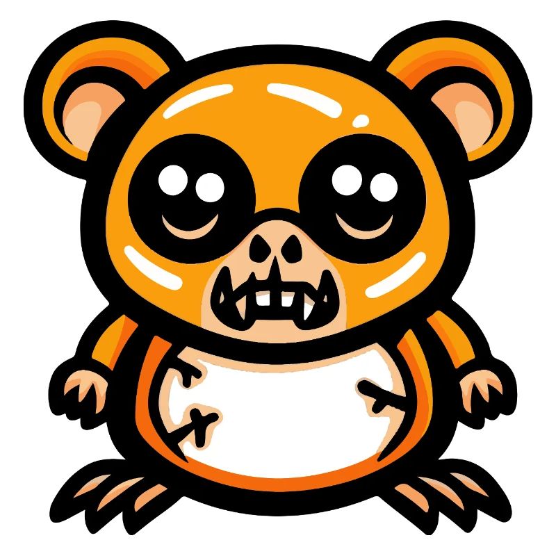 Hamster Halloween Comic Funny