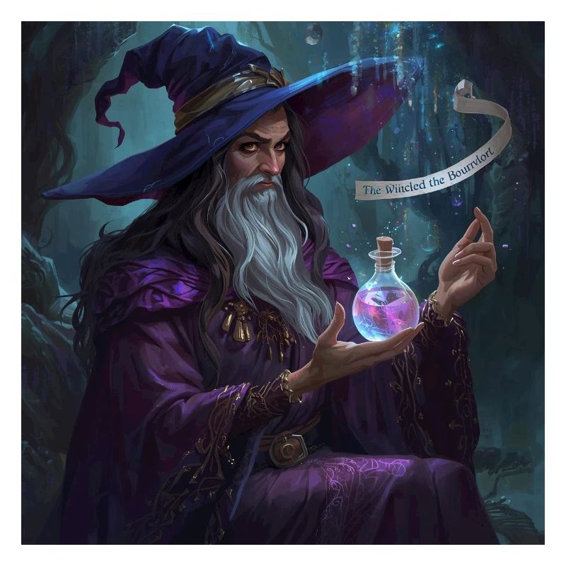 Waldzauberer und Phiole