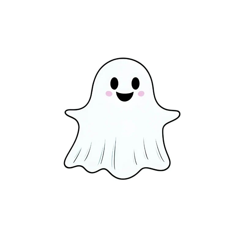 Cuddly Ghost Friend Cute Ghost