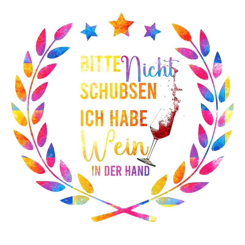 Wine in your hand – please don't push