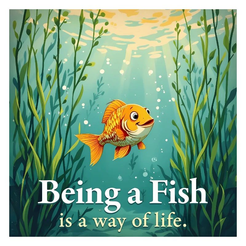 « Être un poisson est un mode de vie. »