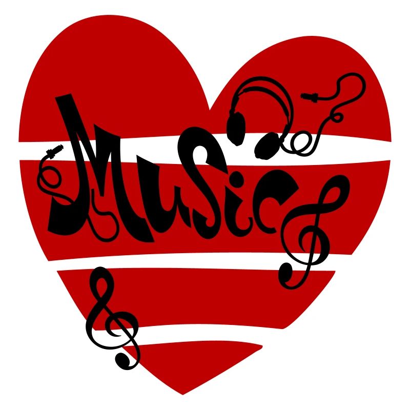 Musique Cœur avec notes
