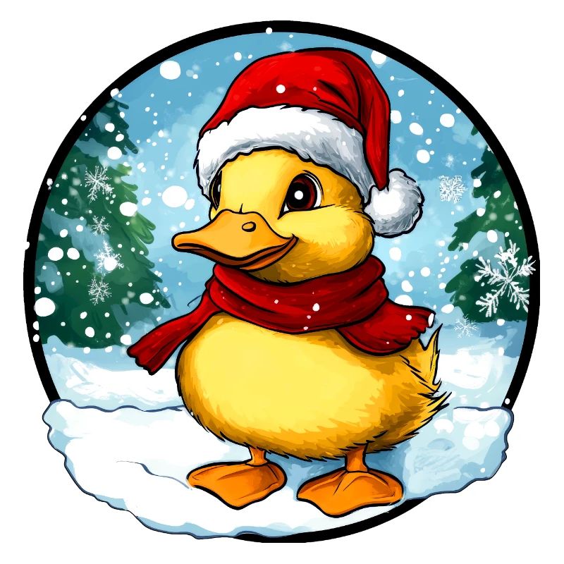 Weihnachtsmann Entchen