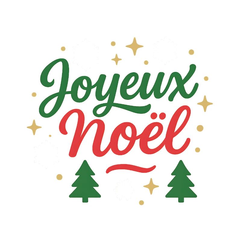 Frohe Weihnachten Design-Tippfehlertext Grün Rot