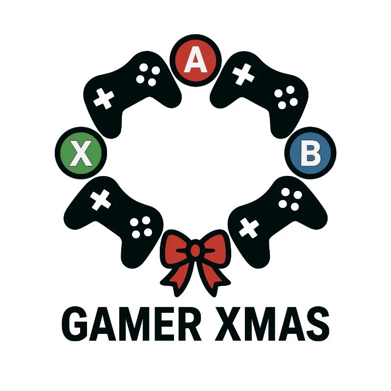 Gamer Couronne de manette de Noël