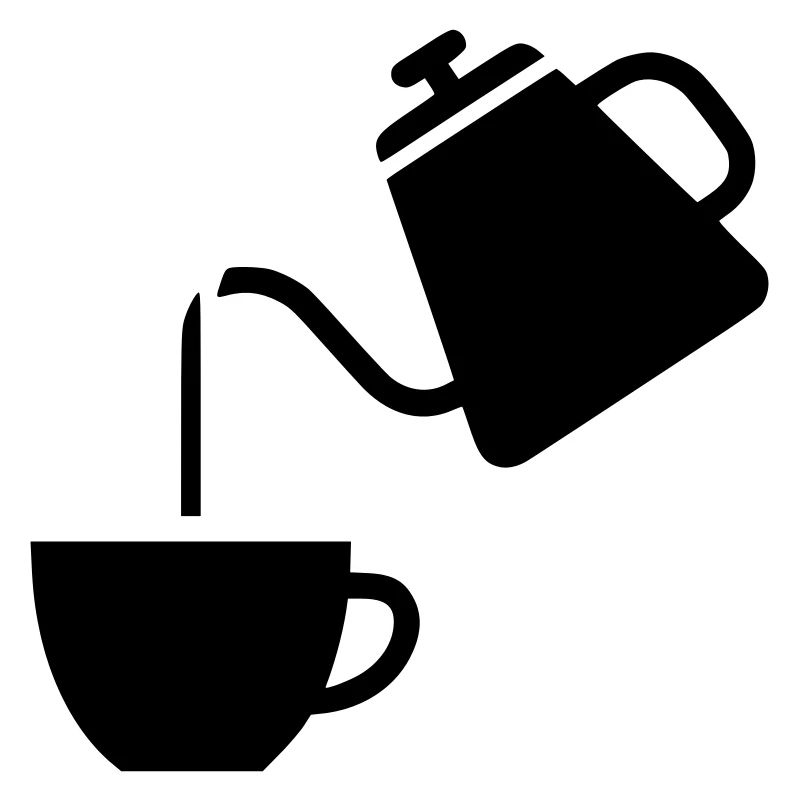 Cafetière minimaliste à verser sur
