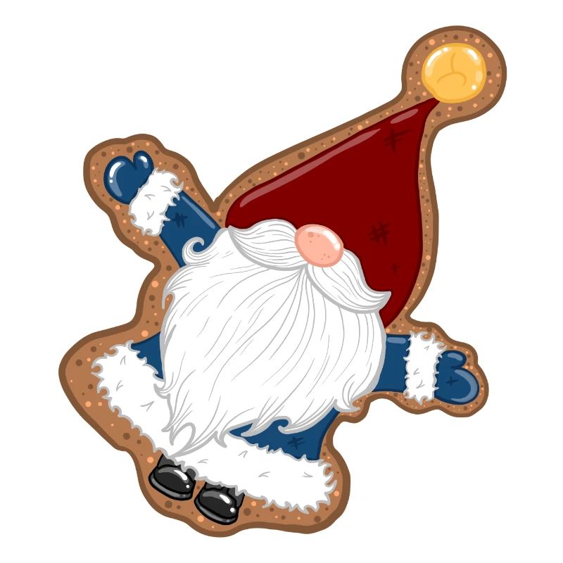 BiscuitSanta in a gingerbread frame