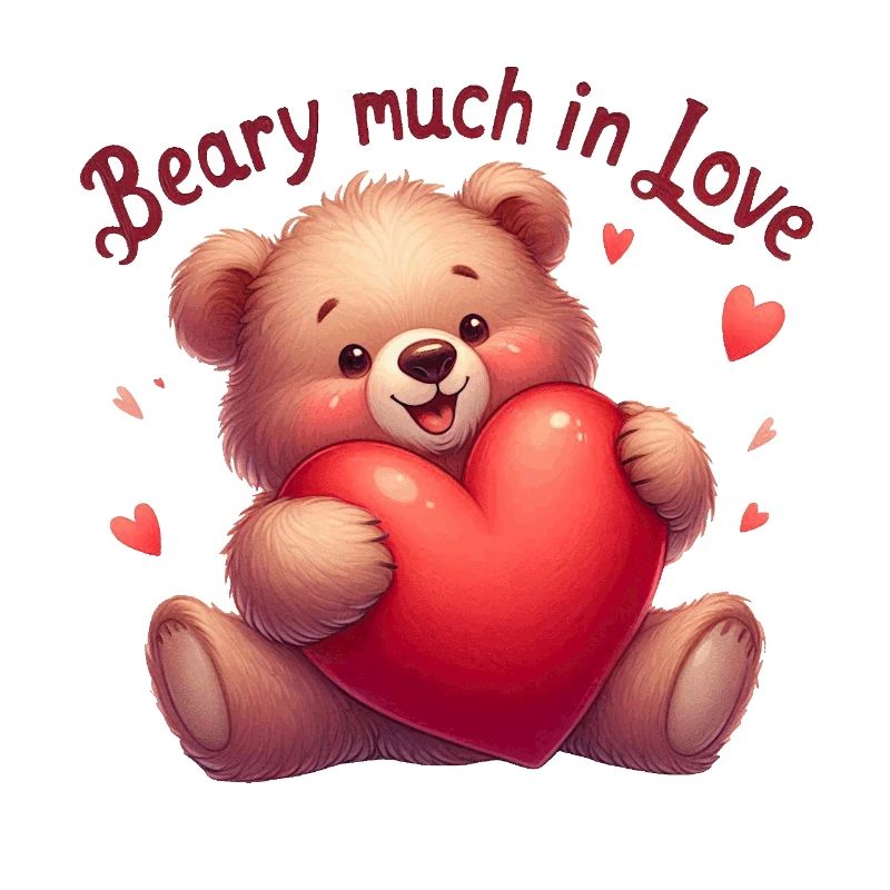 Teddy bear with a heart for lovers