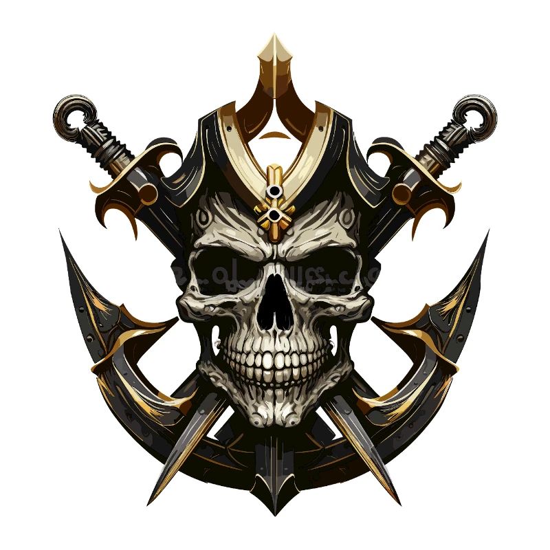 Guerrier du Crâne avec des Épées