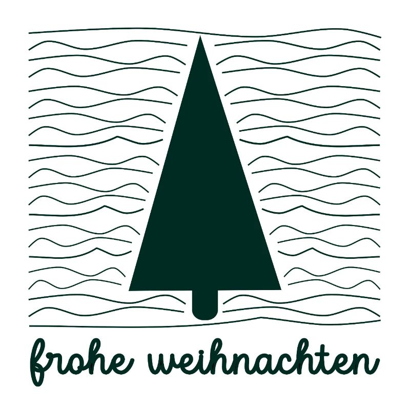 Weihnachten Weihnachtsbaum minimalistisch
