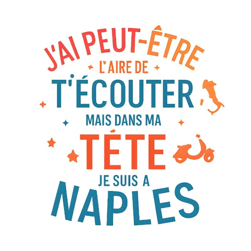 J'ai peut-être l'air d'écouter Naples