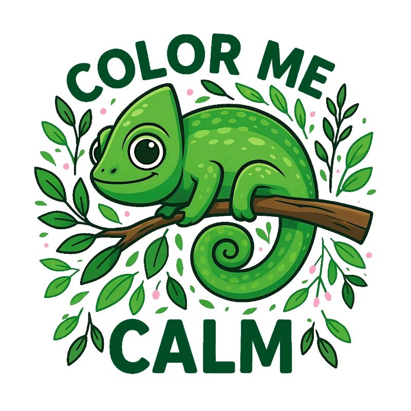 A calm chameleon