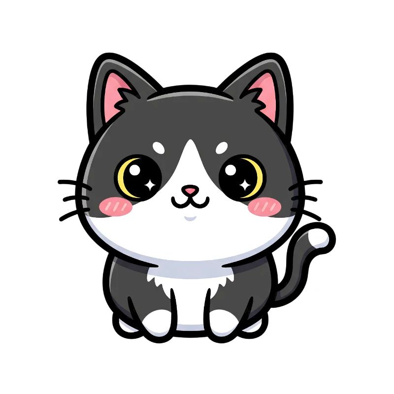 Chibi-Katzen-Anhänger