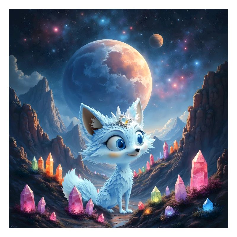 Celestial Crucible Blue Fox