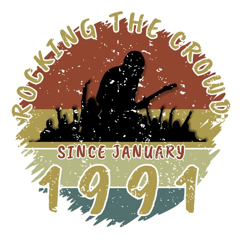 35th Birthday Rocking the crowd GIT 01/1991