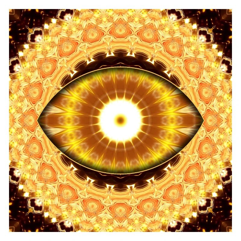 Rayons Mandala Œil de Soleil