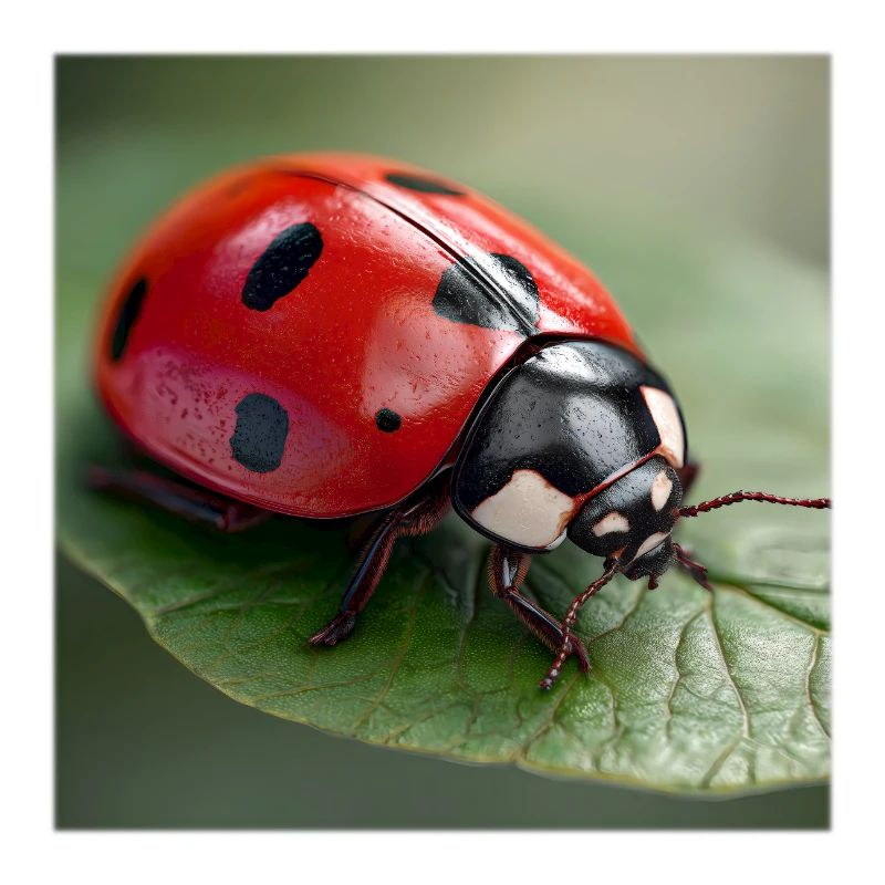 Lucky Charm Ladybug Macro Nature Design