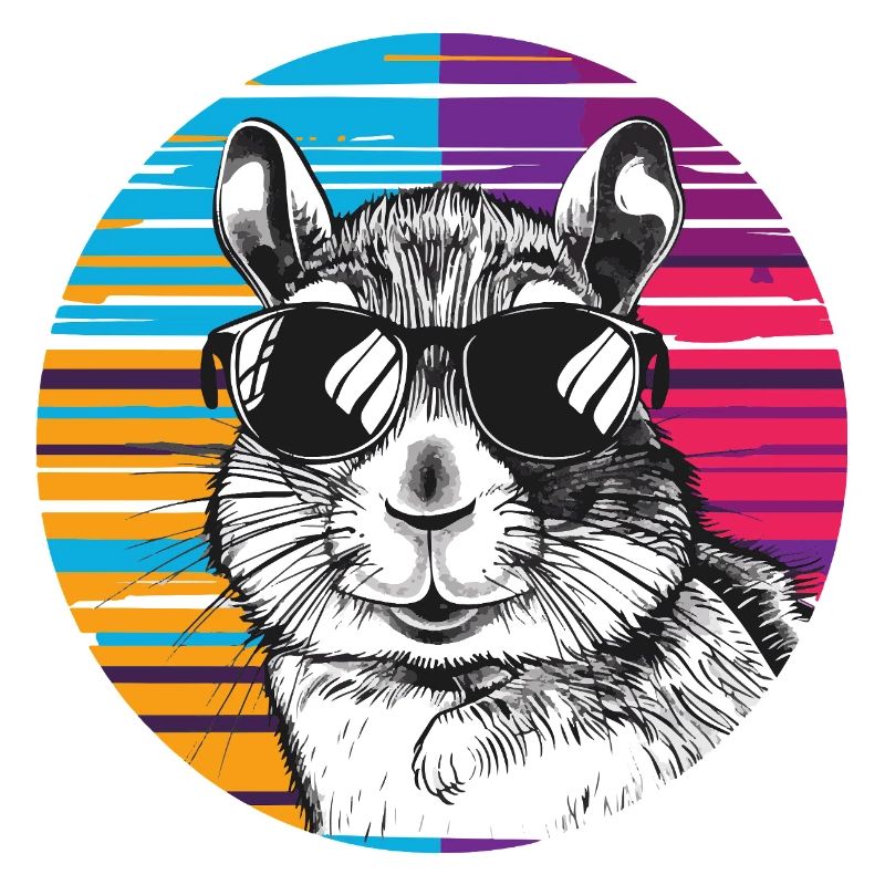 Hamster with sunglasses