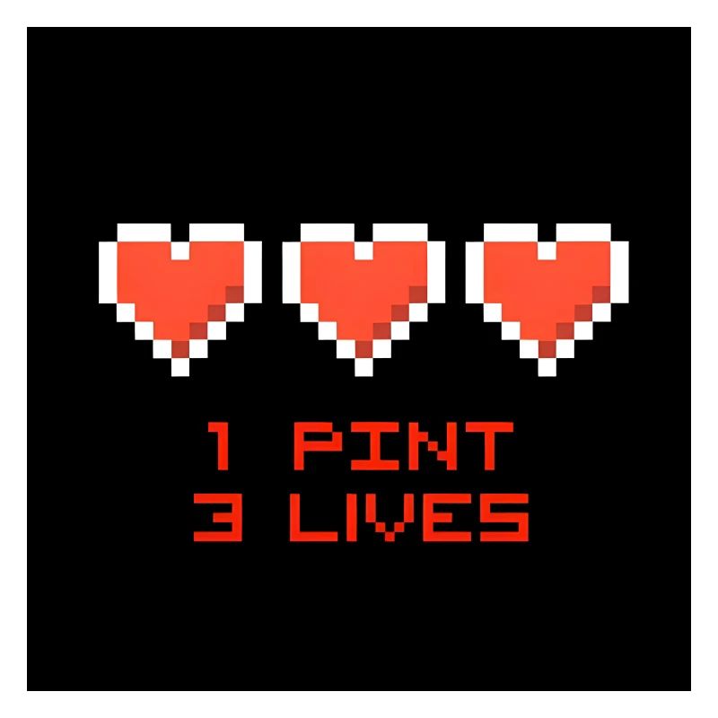Pixel Hearts 1 Pint 3 Leben