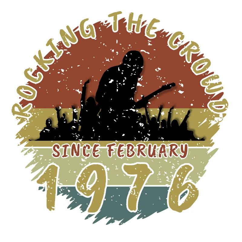 50. Geburtstag Rocking the crowd GIT 02/1976