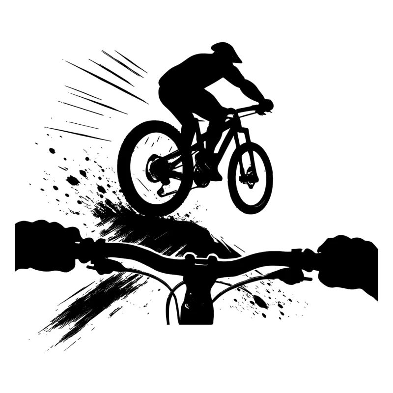 Perspective VTT en descente Perspective VTT Cadeau