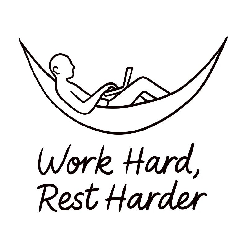Work Hard Rest Harder Hammock