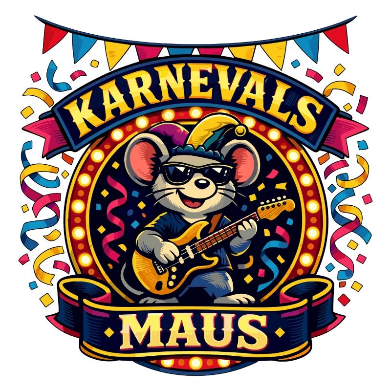 Karneval Maus Rock Köln Alaaf Geschenk
