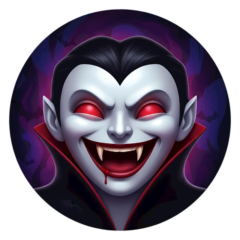 Vampire grin – red gaze