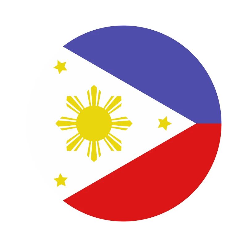 Drapeau rond philippin