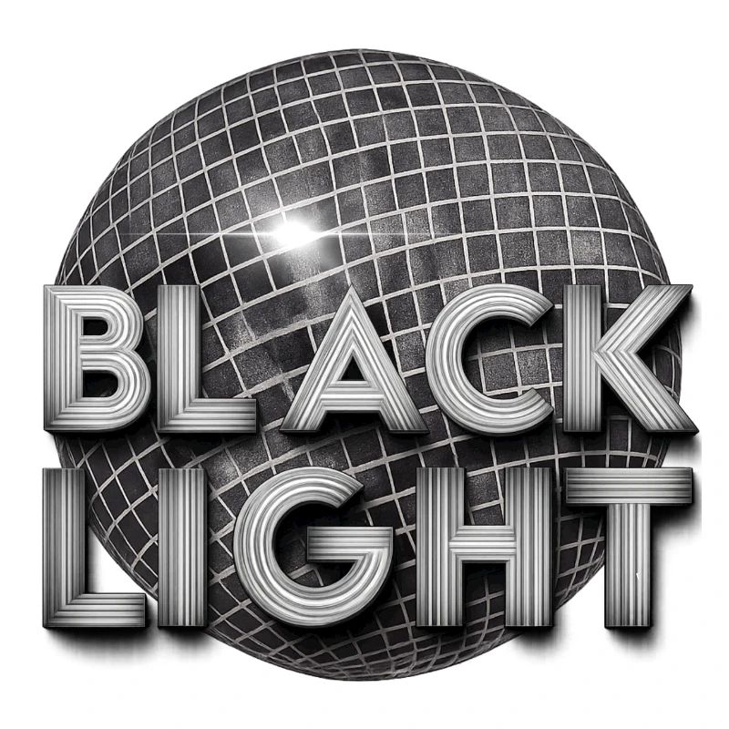 Schwarzes Licht Retro-Disco