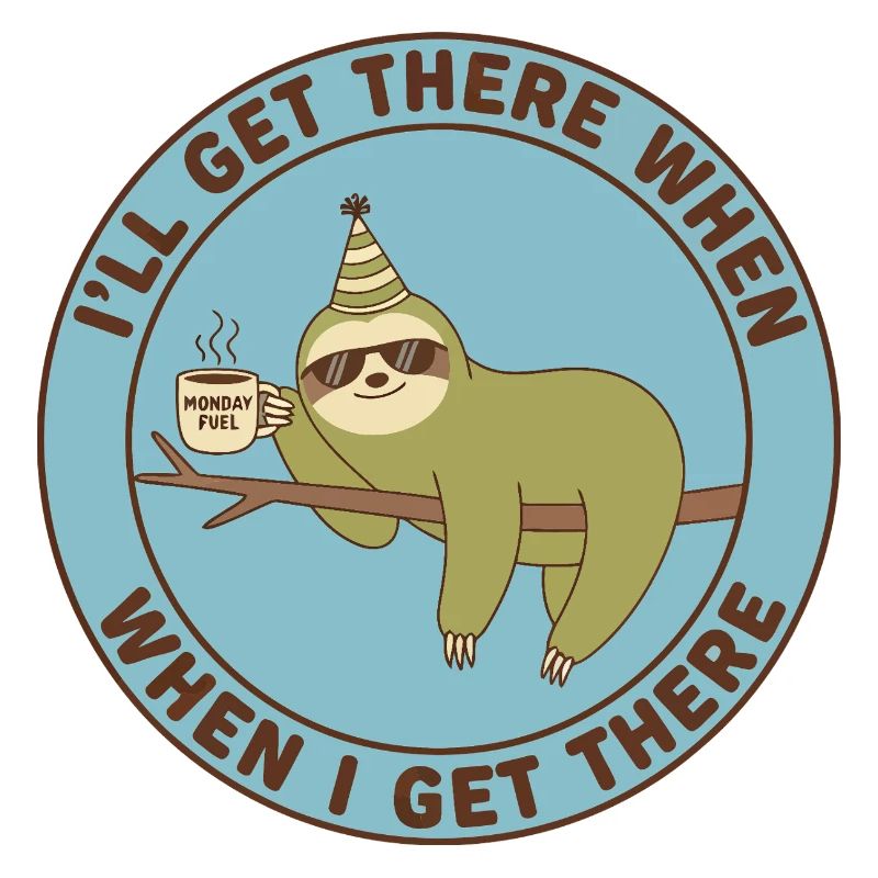 Sloth Monday Fuel Décontracté