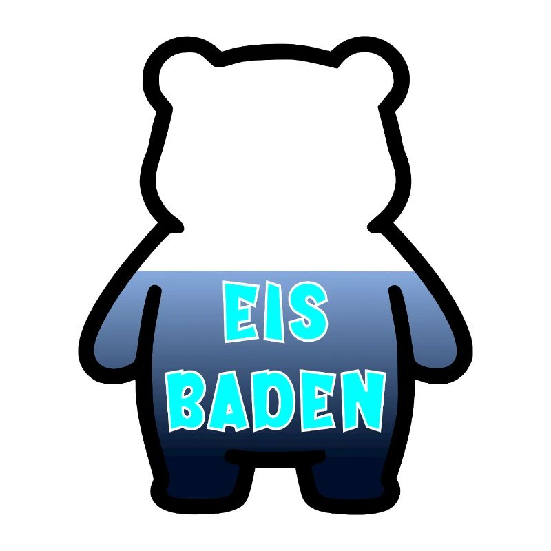 Eisbaden Bär