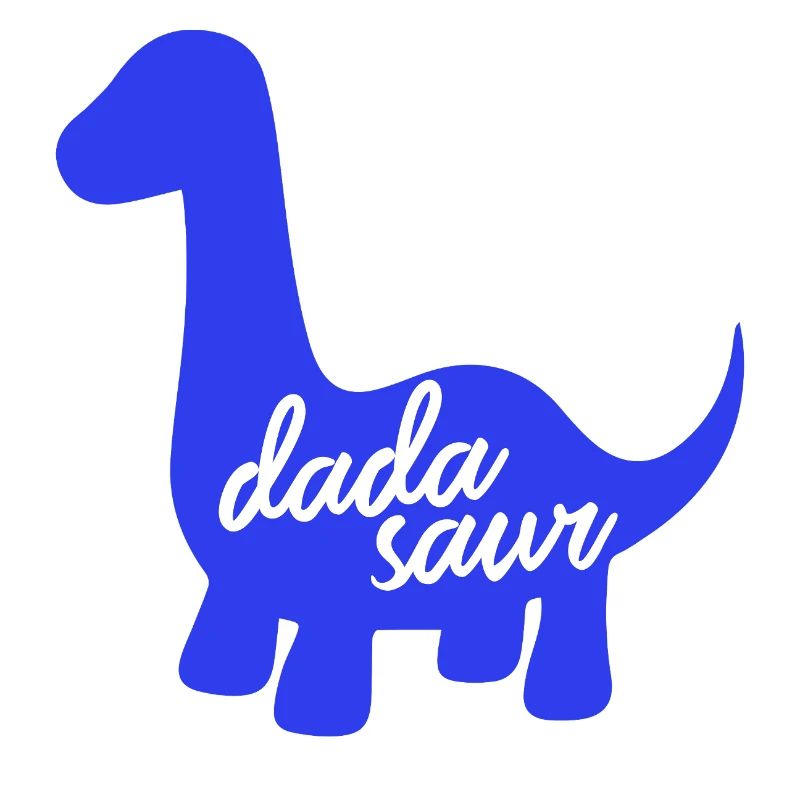 Conception du slogan drôle de dinosaure Daddysaurus Rex