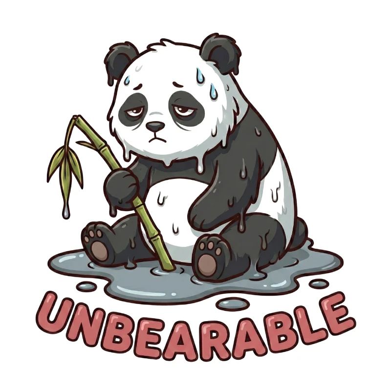 La vie est insupportable - Funny Panda Meme