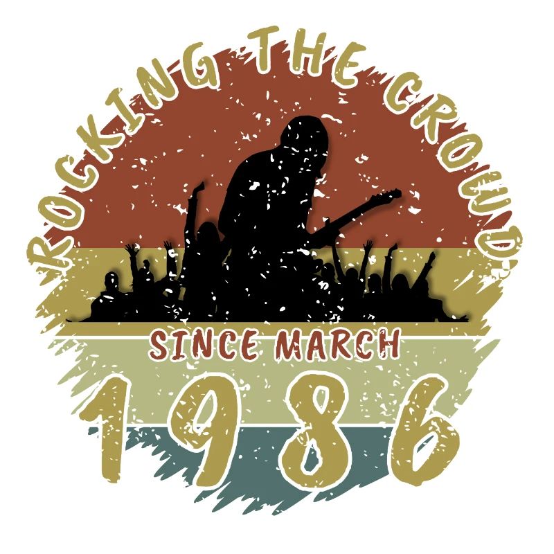 40th Birthday Rocking the crowd GIT 03/1986