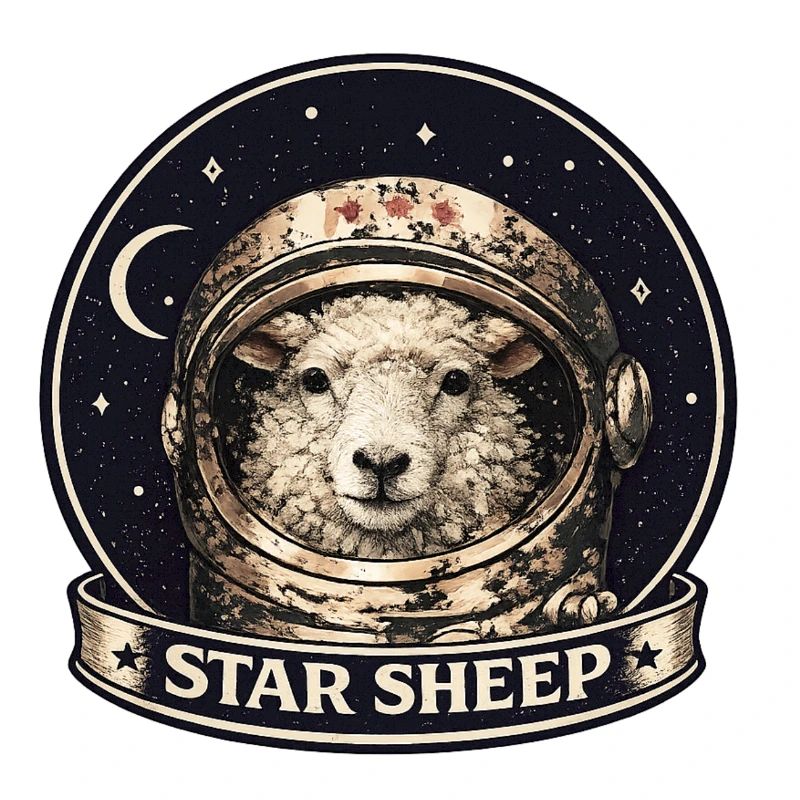 Casque d’astronaute Star Sheep
