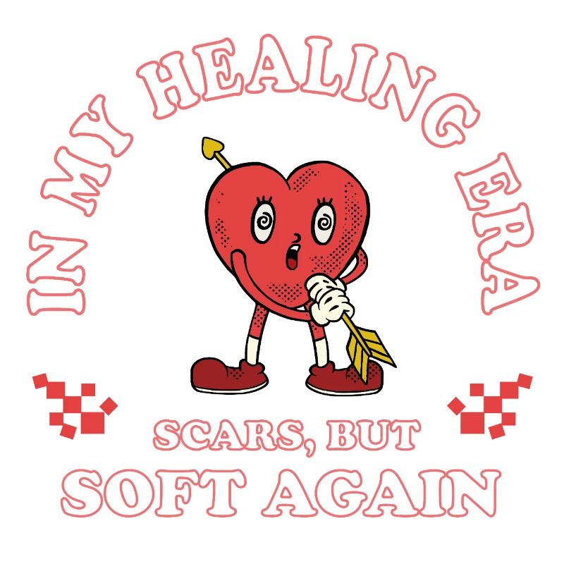 Dans mon ère de guérison – Retro Comic Heart