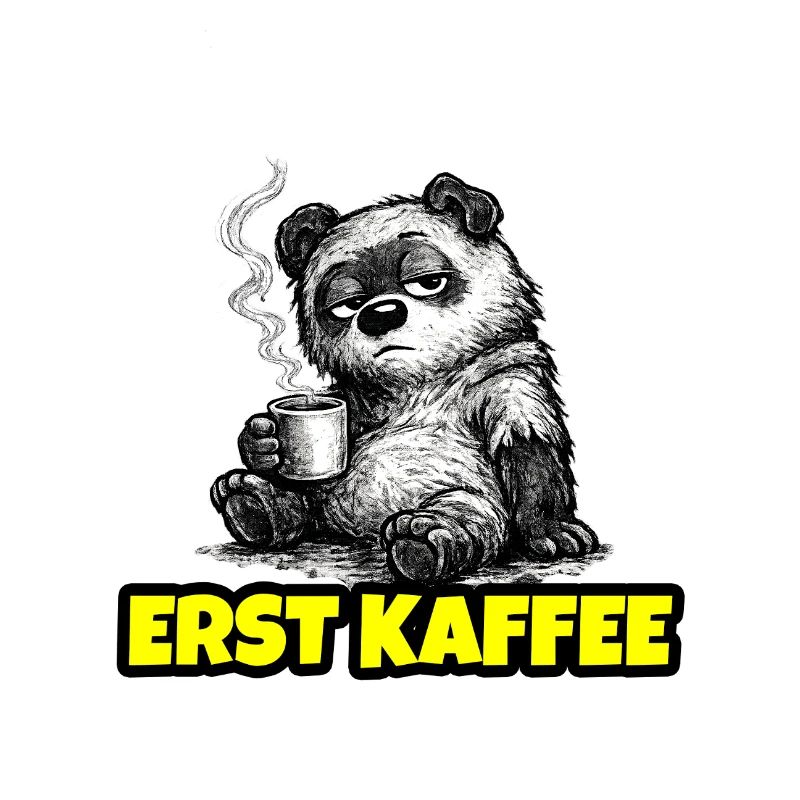 Erst Kaffee – Grumpy Bär (Morgenmuffel Sketch)