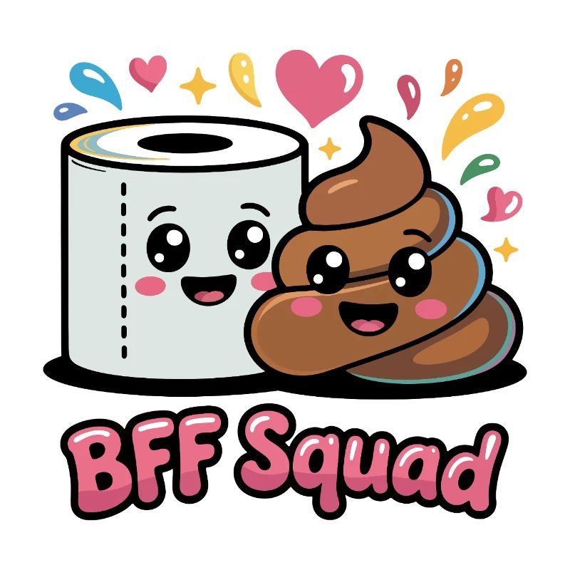 BFF Squad Klopapier Poop