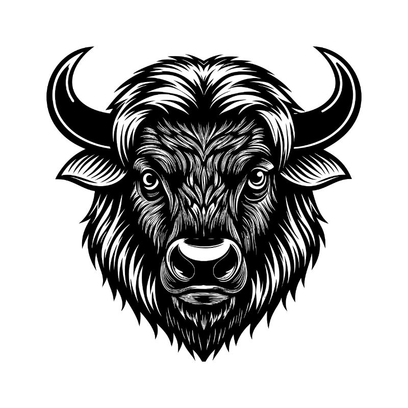 Bison head