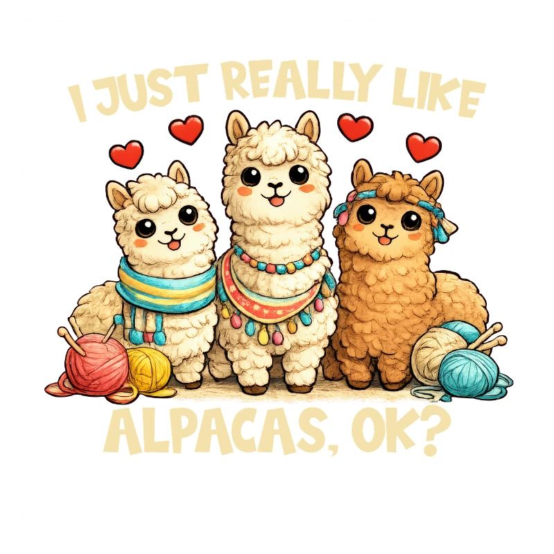 I just like alpacas very much – sweets,