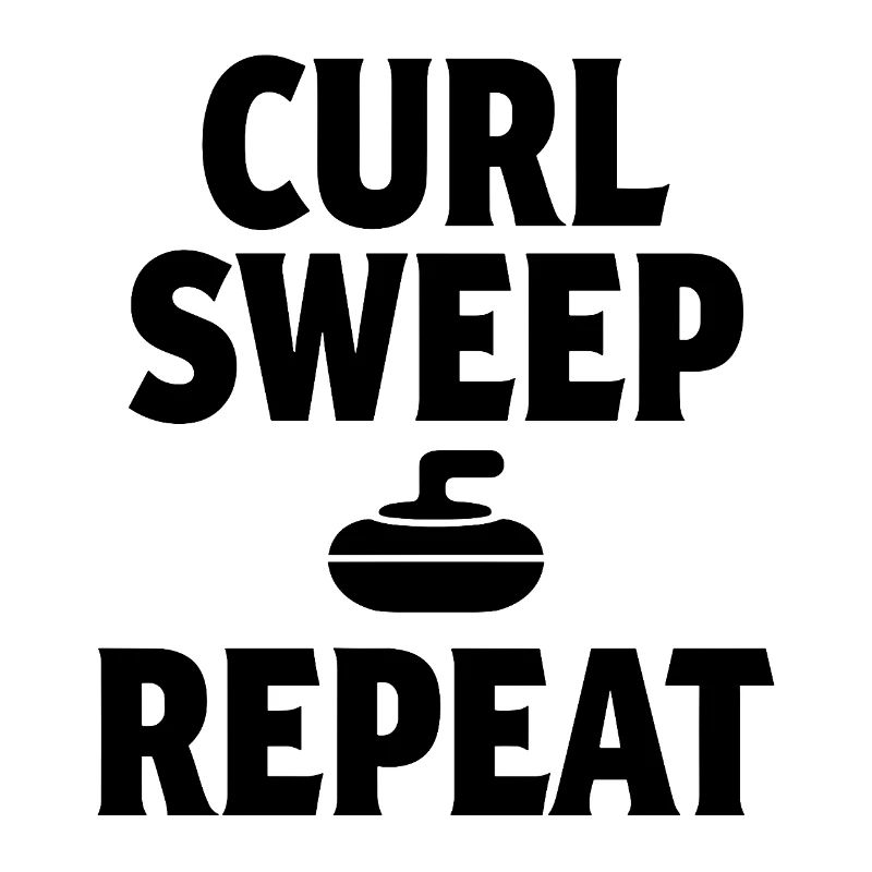 Curl Sweep Repeat Curling Sport Eissport