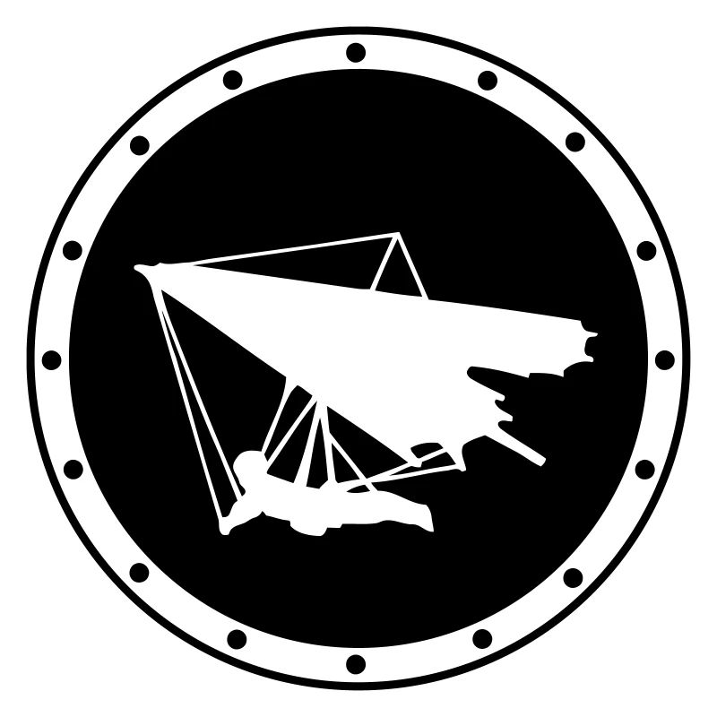 Minimalist Ring Delta Wing Badge