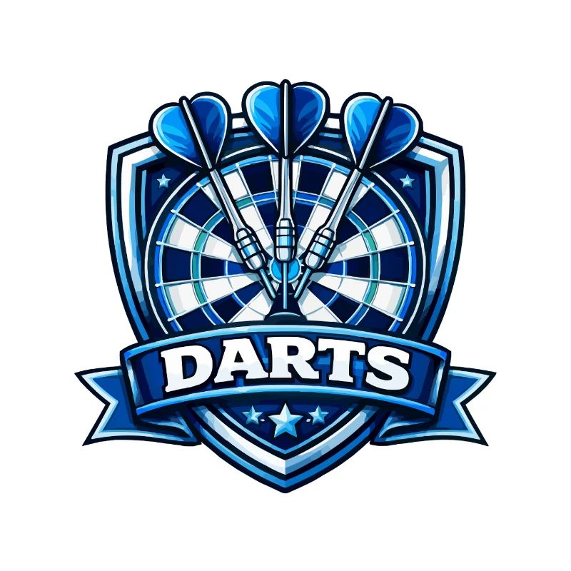 Blauer Darts Shield Logo
