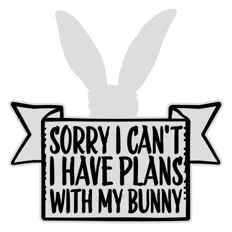 Désolé, je ne peux pas, j’ai des plans avec mon logo Bunny Hase