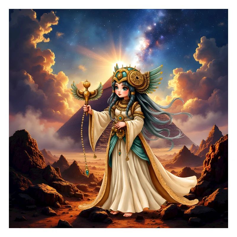 Solar Queen in Stellar Desert