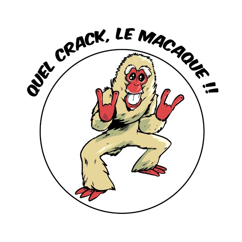 Quel crack, le macaque !