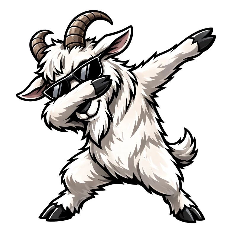 Dabbing Goat